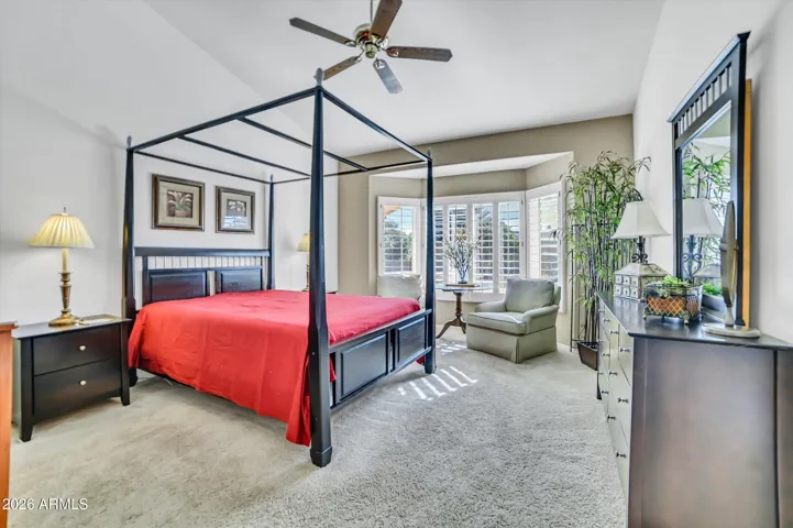 The master bedroom.