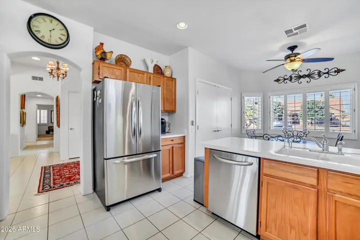 The kitchen.