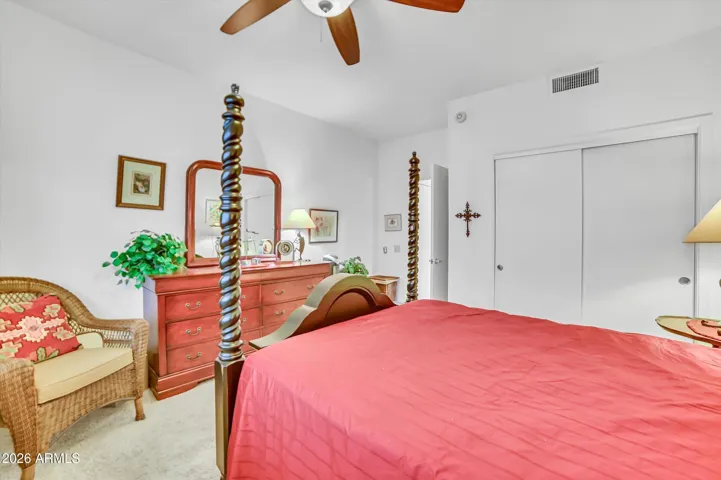 The guest bedroom.