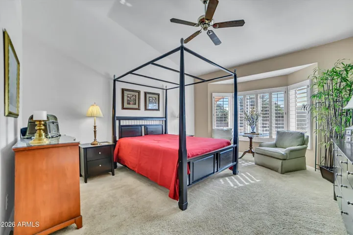 The master bedroom.