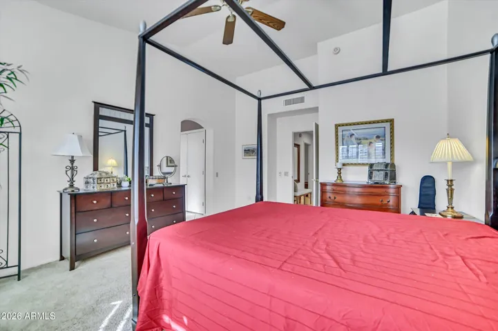 The master bedroom.