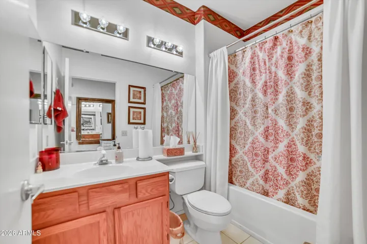 The guest bathroom