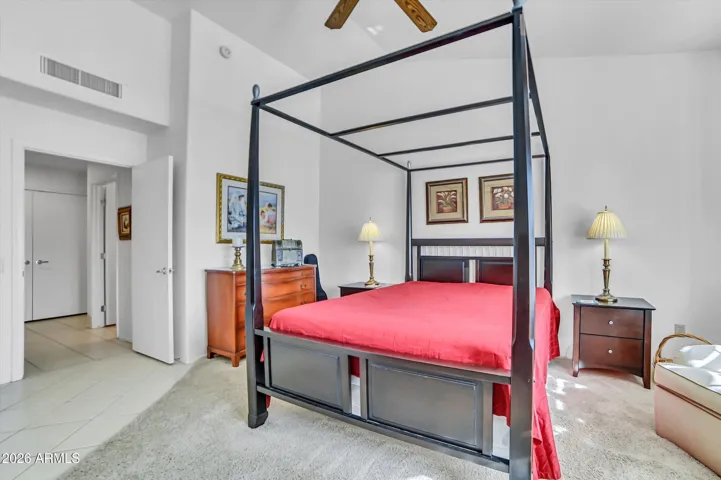 The master bedroom.
