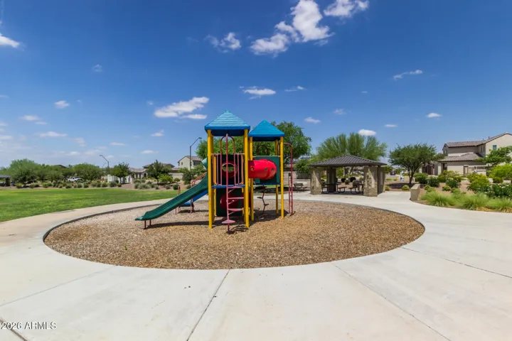 Take the kiddos for fun and exercise at the community kids play area