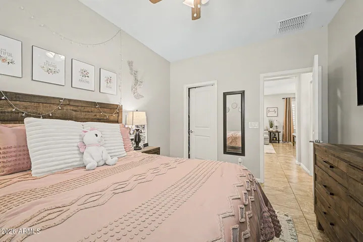 Bedroom 2 has it's own walk-in closet