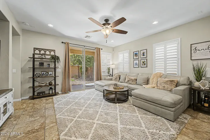 Open and inviting and stylish plantation shutters