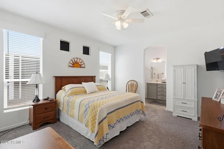 Primary ensuite has plenty of room for a king size bed