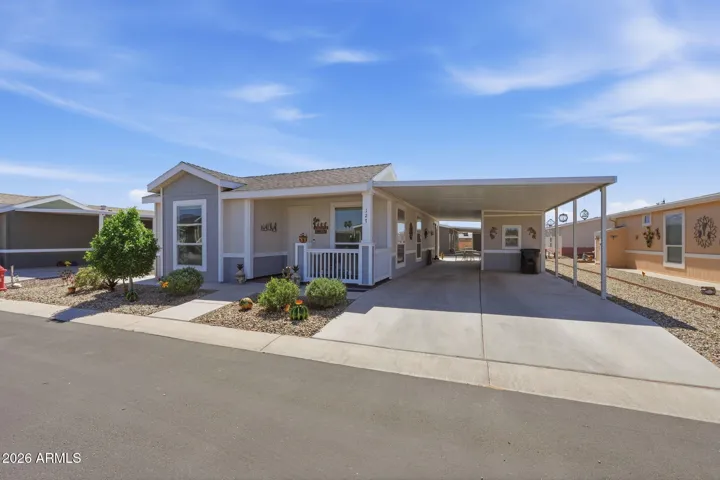 Carport will fit 2 vehicles easily