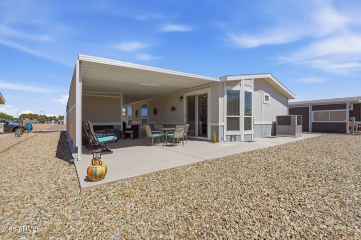 Another view of the back patio