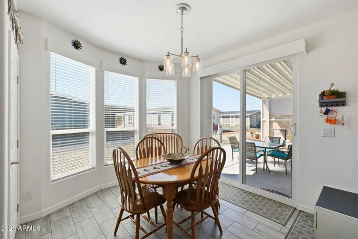 The bay window gives you more space.