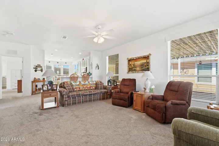 Large open living room