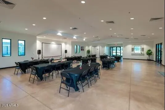 Community room - dinners and functions are held here