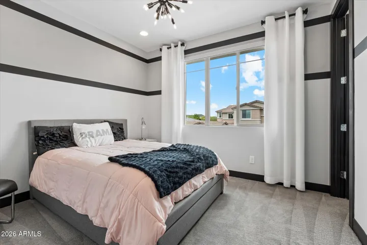 With custom walk-in closet