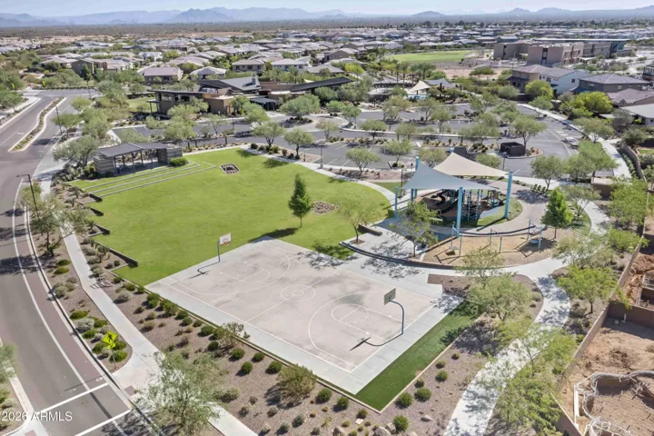 Event lawn, keycard restricted bathrooms, splash pad, basketball court and zipline!