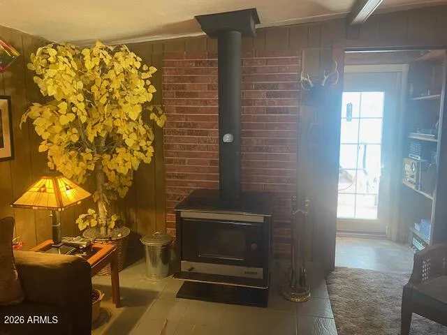 wood stove
