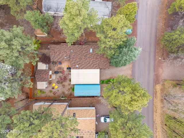 overhead view