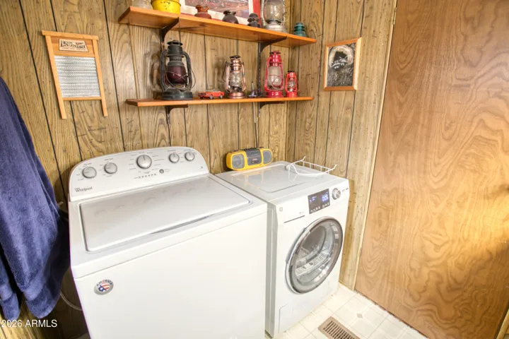 laundry in main bath