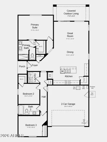 Additional Highlights Include: Paver porch and driveway, and black cabinets with white quarts countertops.
