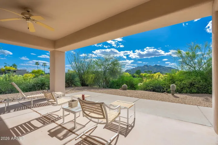 Guest house patio