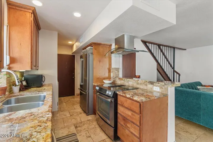 Pantry next to the fridge for more storage space
