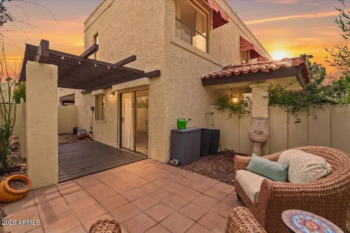 Private patio