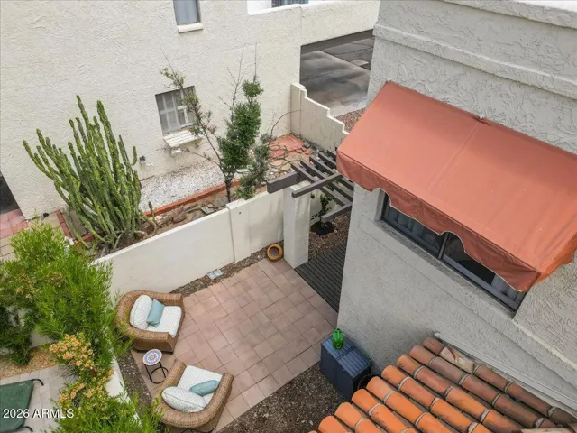Private patio