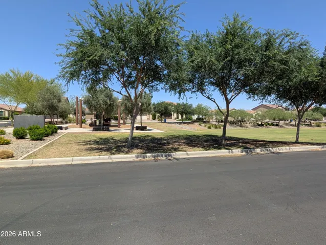 Beautiful Park right accross the street in front of the home