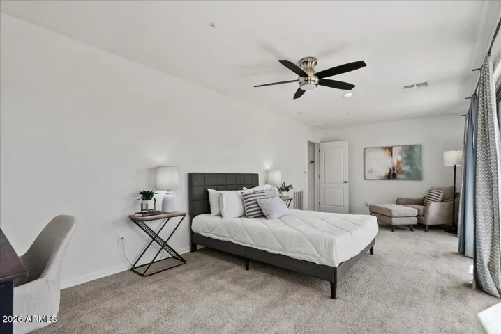 Bedroom has a full bathroom & it's own Patio!