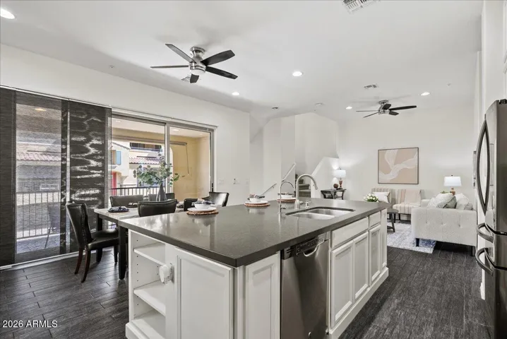 Open Concept to Dining & Living Room