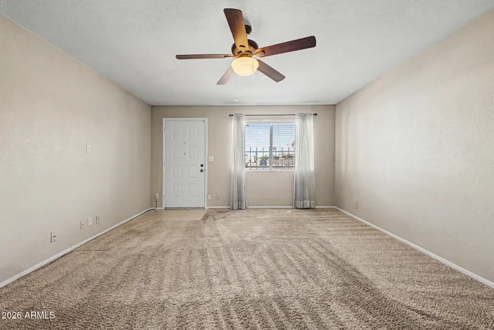 Ceiling Fan adds comfort!