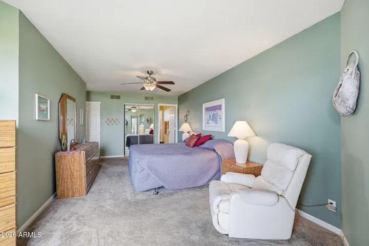 Primary Bedroom With Full Bath & Walk-in Closet