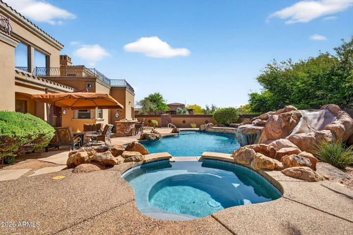 Note the water feature on the right....It has a slide, and a waterfall with grotto