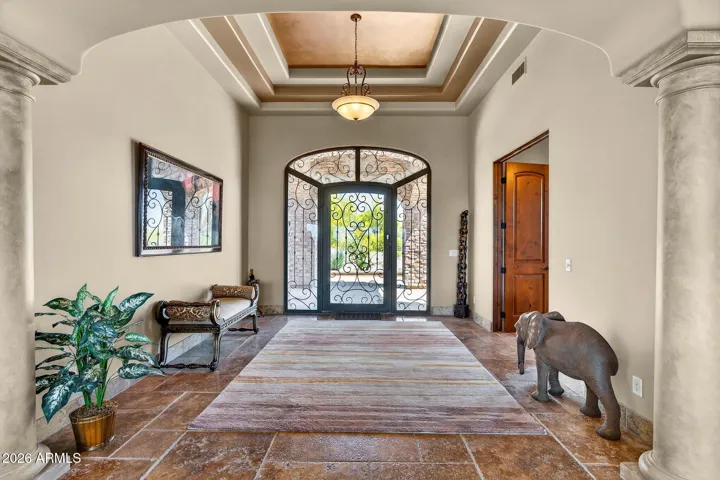 An estate like this requires a formal entry