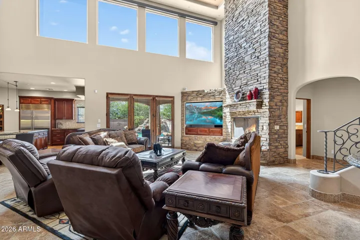 Large windows bathe this space in natural light