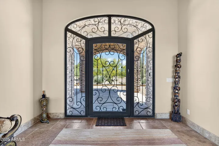 One of a kind iron door