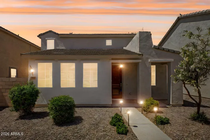 Freshly repainted Exterior is full of Spanish/ southwestern charm