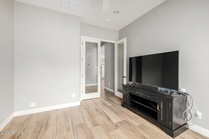 Office with French Glass Doors