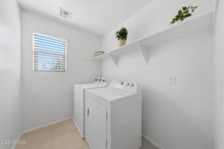 Washer and dryer are included!