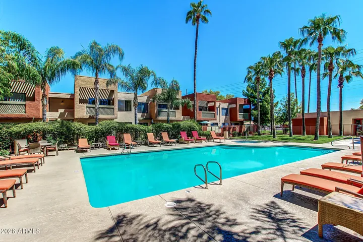 Beautiful Community Pool, one of two in the community.