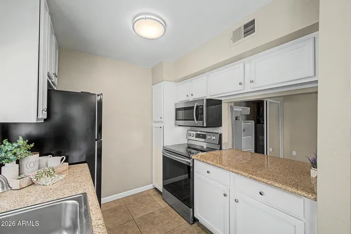 Stainless Steel Range and Microwave.