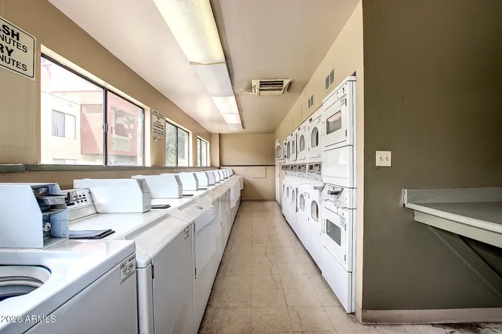 Community Laundry Facility is a bonus, this unit does have it's own private Washer and Dryer.