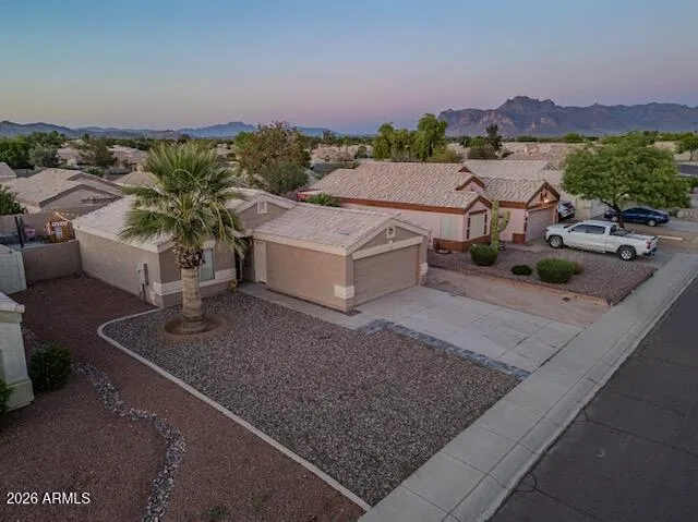 Aerial view of home