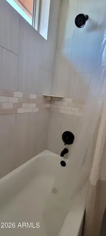 main house bath with tub and shower