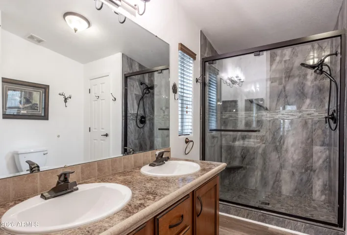 Updated Shower in Primary Ensuite Bathroom