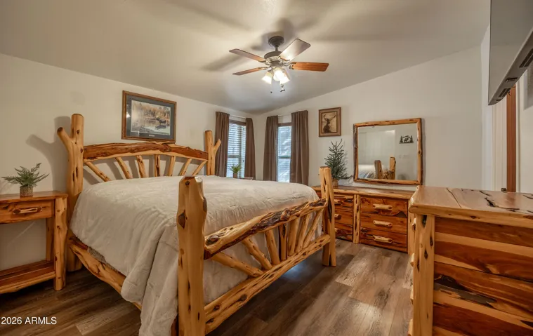 Main Home: Primary Bedroom [2nd Bedroom] with ensuite bathroom and walk in closet.