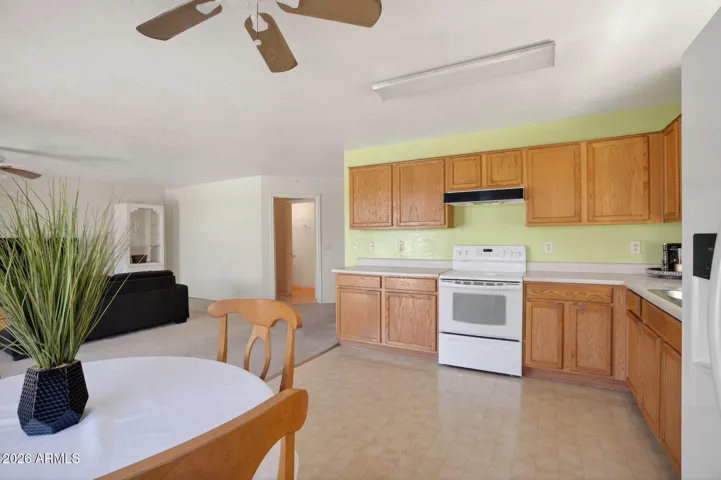 Eat-in Kitchen with pantry.