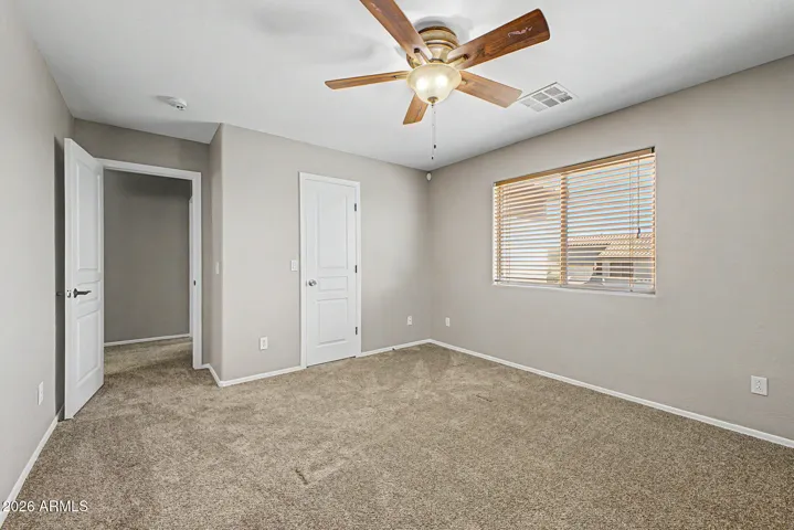 Upstairs bedroom 2 with large closet