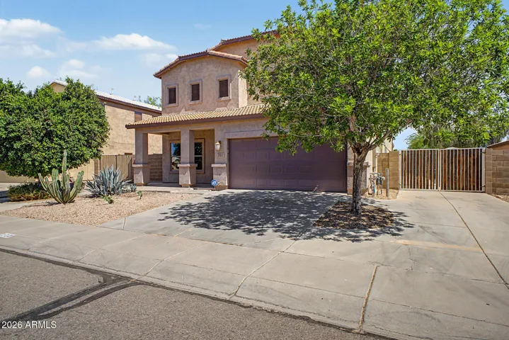Extended Driveway - RV Gate - Concrete Pad beyond gate