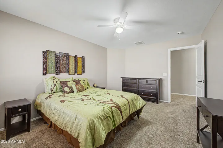 Upstairs Bedroom 3 with walk in closet