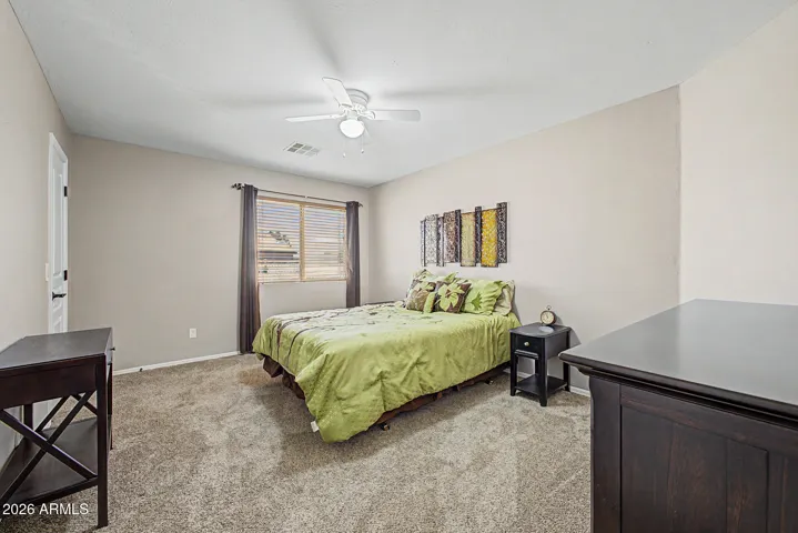 Upstairs Bedroom 3 with walk in closet